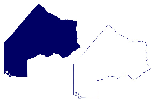 Kenora Map Kenora District Map Vector Illustration Scribble Sketch Kenora Map ...