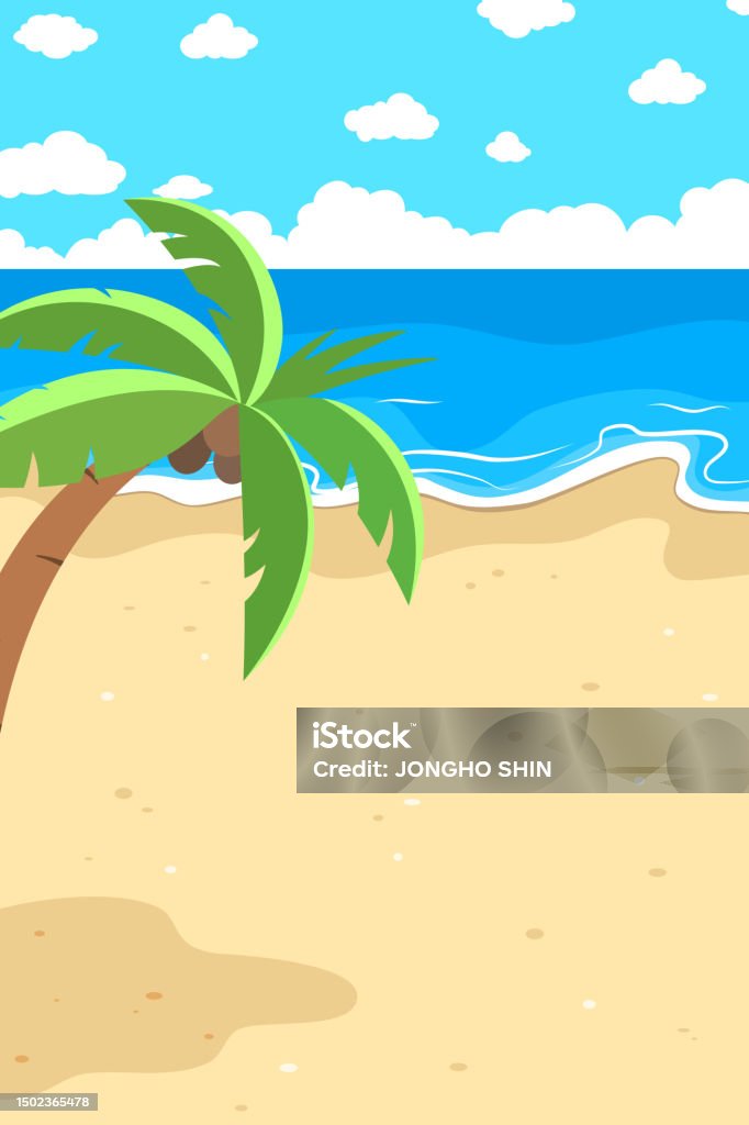 Beach Tree Cd R Tree On The Beach Stock Illustration - Download Image Now - Beach ...