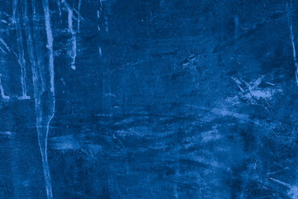 istock Old wall pattern texture cement blue dark abstract  blue color design are light with black gradient background. 1502368877