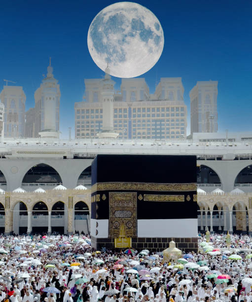 istock The place where Muslims visit for pilgrimage and umrah. Kaaba, Mecaa. Muslims performing circumambulation in the Kaaba 1502387370