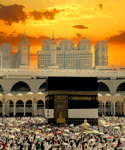 istock The place where Muslims visit for pilgrimage and umrah. Kaaba, Mecaa. Muslims performing circumambulation in the Kaaba 1502387372