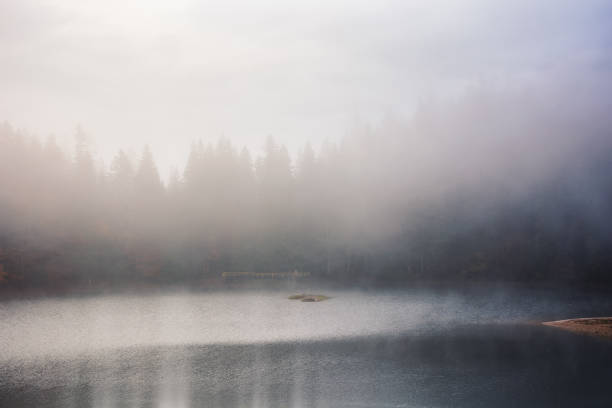 istock landscape with lake in autumn 1502390961