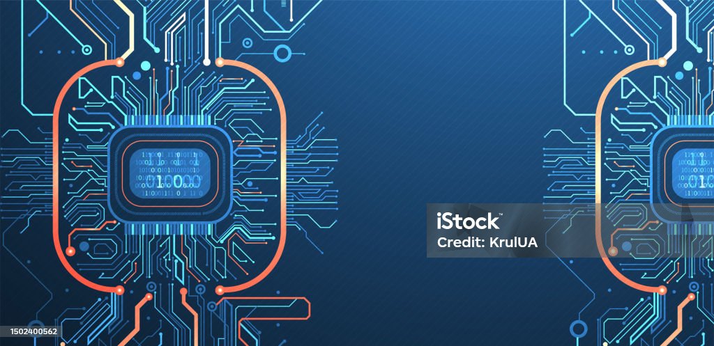 Topic Cpu Abstract Background On Technological And Scientific Topics Cpu Concept ...