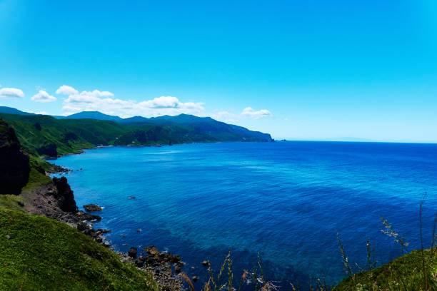 istock Scenic view of ocean with blue clear sky 1502402948
