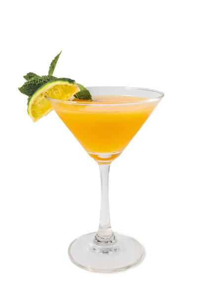 istock Healthy Citrus Hard-Liquor Cocktail  isolated on white background 1502405511