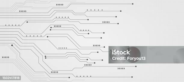 Technology Background With Hitech Digital Data Connection System Stock ...