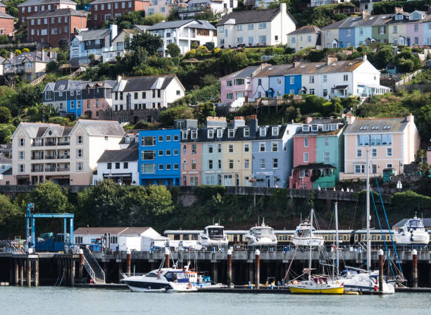 istock Colourful Houses Around Dartmouth Harbour 1502421031