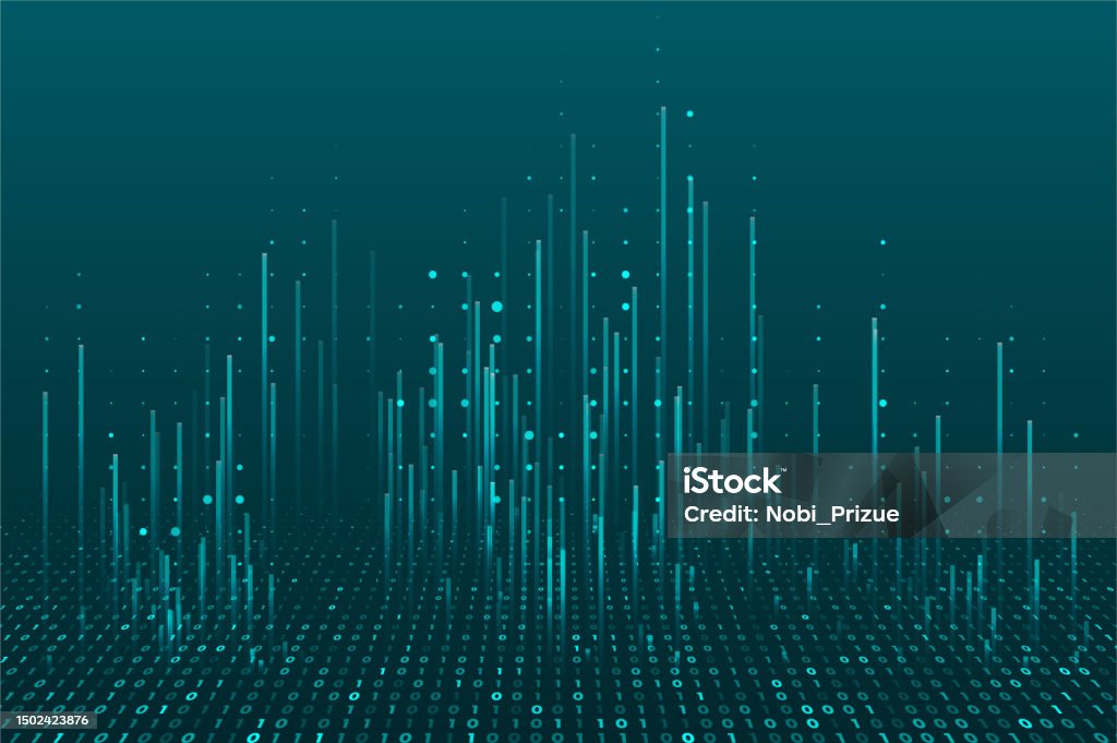 Data Performance Abstract Image Abstract Big Data Visualization Stock Illustration - Download Image Now ...