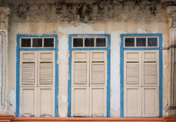 istock Ancient traditional Sino Portuguese style building 1502425625