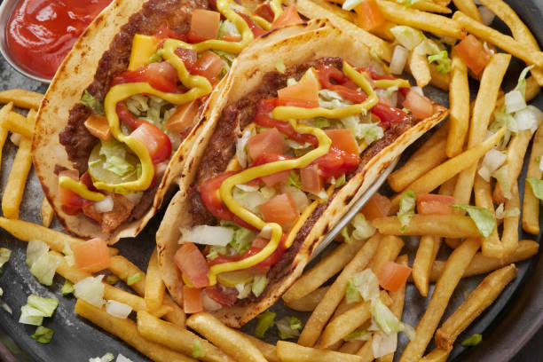 istock The Viral Smash Bacon Cheese Burger Taco 1502427367