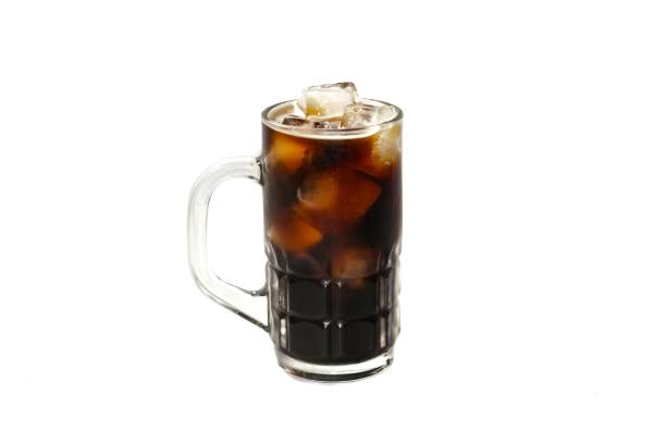 istock Americano ice coffee put on the white backgroud ready for drink. 1502428090
