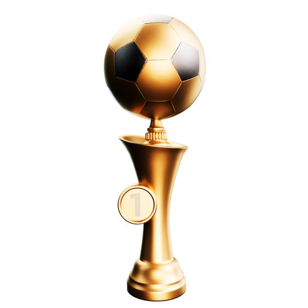 istock Golden champion cup isolated on white background. 1502433758