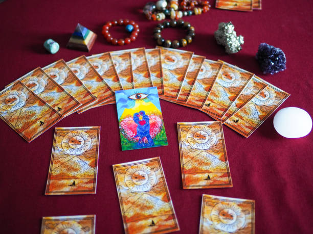 istock The lover heart love tarot card magic reading fortune esoteric teller witchcraft astrology divination gypsy card forecaster abstract symbol watercolor painting illustration art design selective focus 1502447111