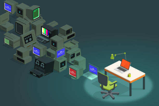 origins of computer.26.6° isometric projection.