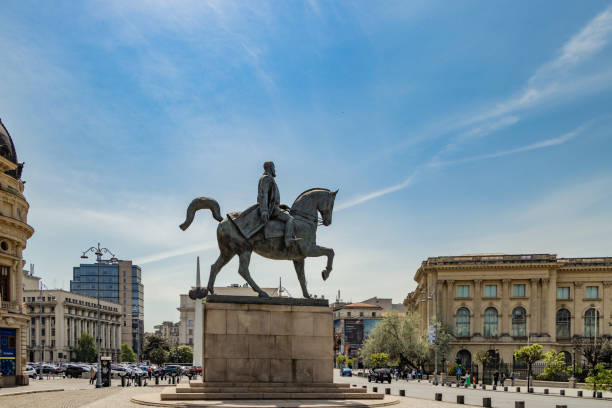 istock Bucharest, Romania. Equestrian Statue of Carol I. 1502461554