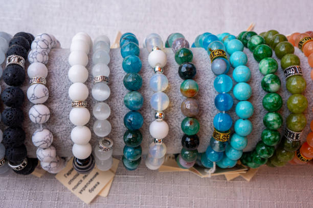 istock handmade designer bracelets made of stones 1502466850