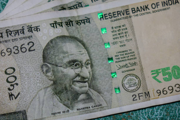 istock Indian currency notes of Rupees 1502473279