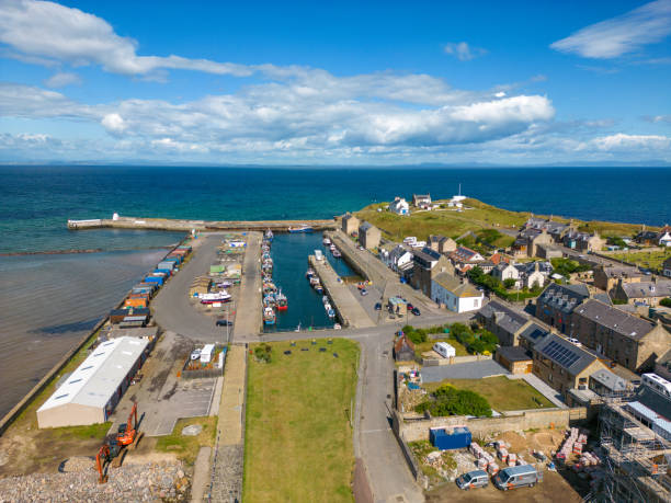 istock Burghead Moray harbour town 1502497216