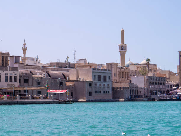 istock Dubai, United Arab Emirates. Dubai creek and boardwalk. 1502497330