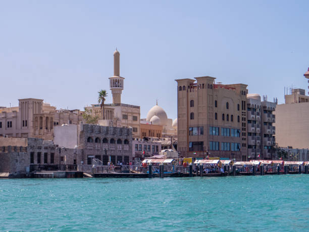 istock Dubai, United Arab Emirates. Dubai creek and boardwalk. 1502497359
