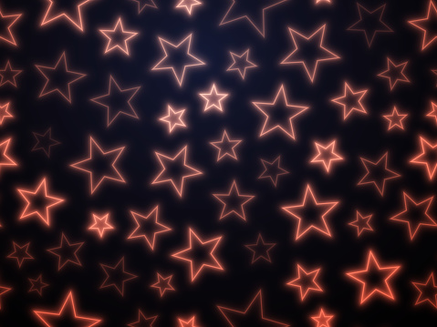 Seamless star glow white star background design.