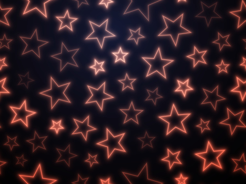 Glow Stars Seamless Background Stock Illustration - Download Image