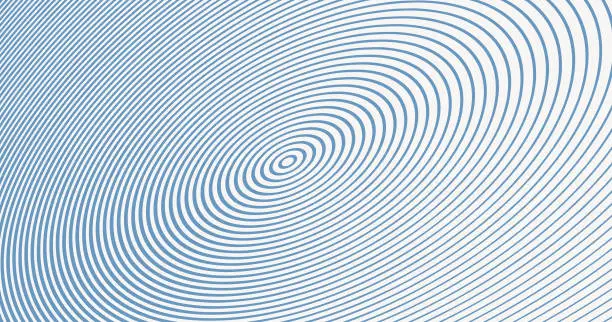 Vector illustration of Concentric circles background