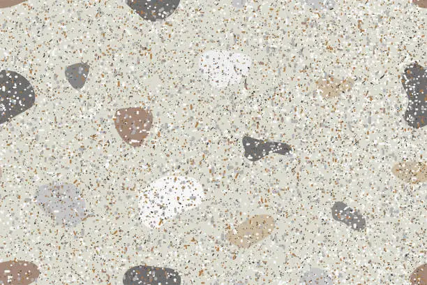 Vector illustration of Terrazzo marble flooring seamless pattern texture surface,Vector Natural Stones for decoration Interior,Exterior Background