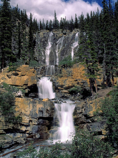 istock Ramble Creek Falls, Icefield Parkway, Alberta, Canada 1502543632