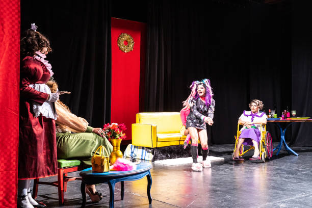 istock Drag queens performing in a theater play 1502556847