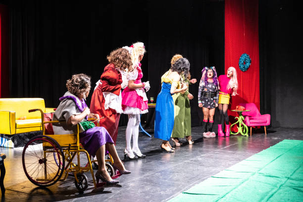 istock Drag queens performing in a theater play 1502556856
