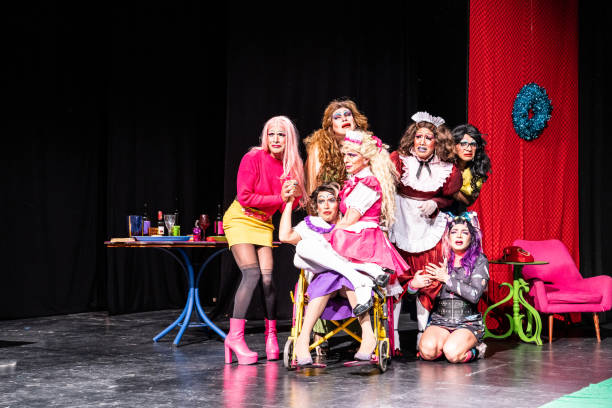 istock Drag queens performing in a theater play 1502556882