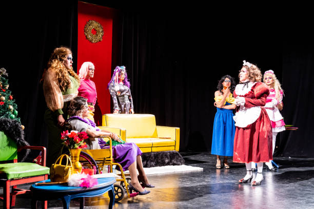 istock Drag queens performing in a theater play 1502556886
