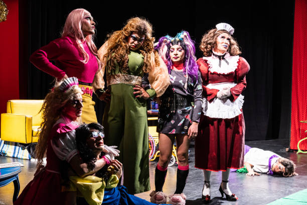 istock Drag queens performing in a theater play 1502556897
