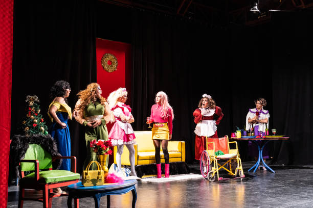 istock Drag queens performing in a theater play 1502556930