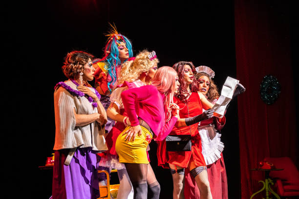 istock Drag queens performing in a theater play 1502556961