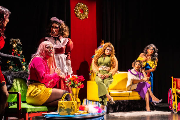 istock Drag queens performing in a theater play 1502556995