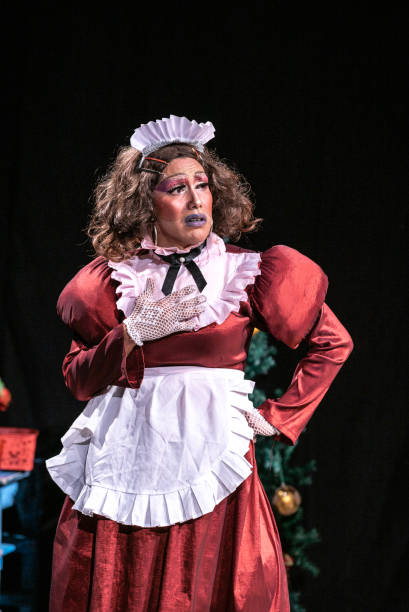istock Drag queen performing in a theater play 1502557186