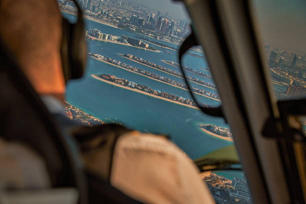 istock Dubai Palm Islands photographed from a helicopter. 1502562463