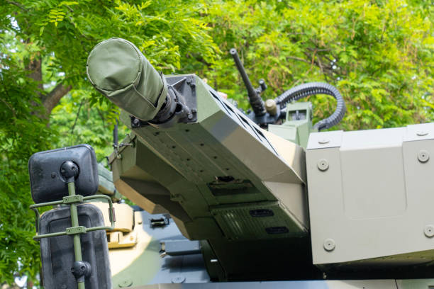 istock Lynx infantry fighting vehicle (IFV) turret with 30mm machine gun 1502564845