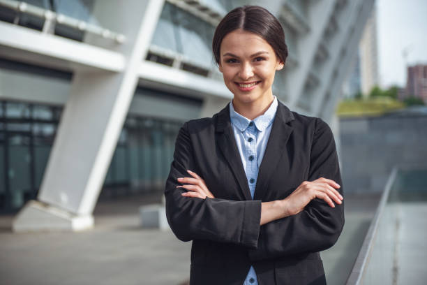 istock Beautiful young businesswoman 1502566932
