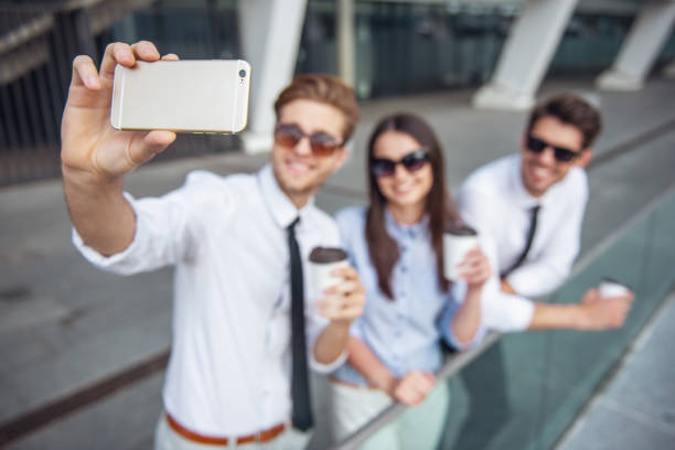 istock Business people with gadget 1502567009