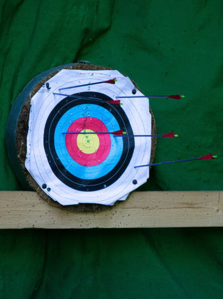 istock target pack used for archery containing various arrows with different scores 1502567444