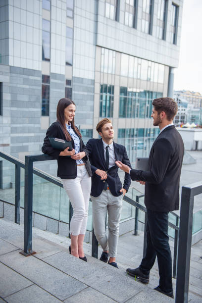 istock Beautiful young business people 1502567483