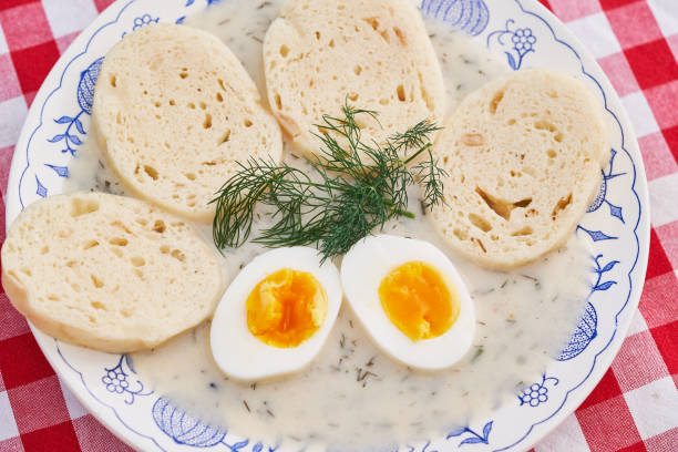Czech style creamy dill sauce.