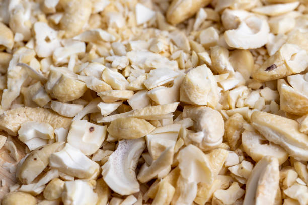 istock Hard roasted and peeled cashew nuts on the table 1502569313
