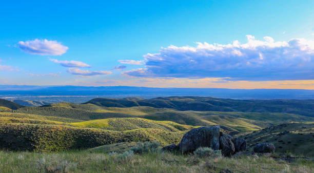 Boise mountains just north of downtown Boise, Idaho