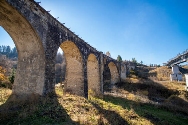 istock Abandoned viaduct in the Carpathians 1502587821