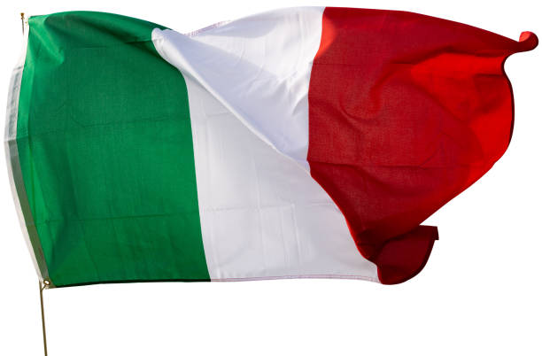 istock Flag of Italy on white background 1502629246