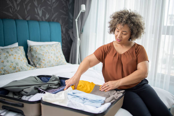 istock Woman is getting ready for a trip 1502634303